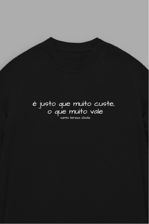 Camisa Oversized Vale o Preço - Hace | Moda Cristã