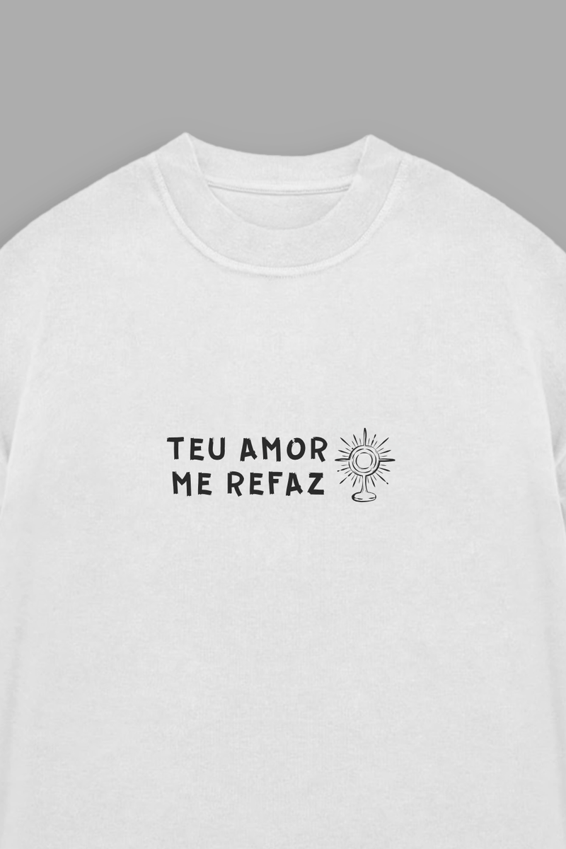 Camisa Oversized Amor que Restaura - Hace | Moda Cristã