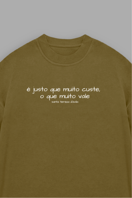 Camisa Oversized Vale o Preço - Hace | Moda Cristã