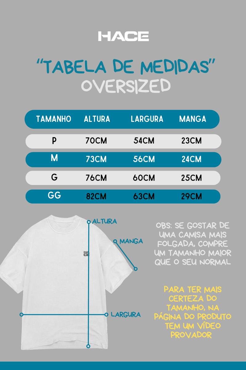 Camisa Oversized Personalizada - Vista a sua verdade - Hace | Moda Cristã