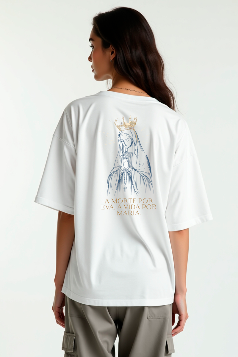 Camisa Oversized Nsa de Fátima