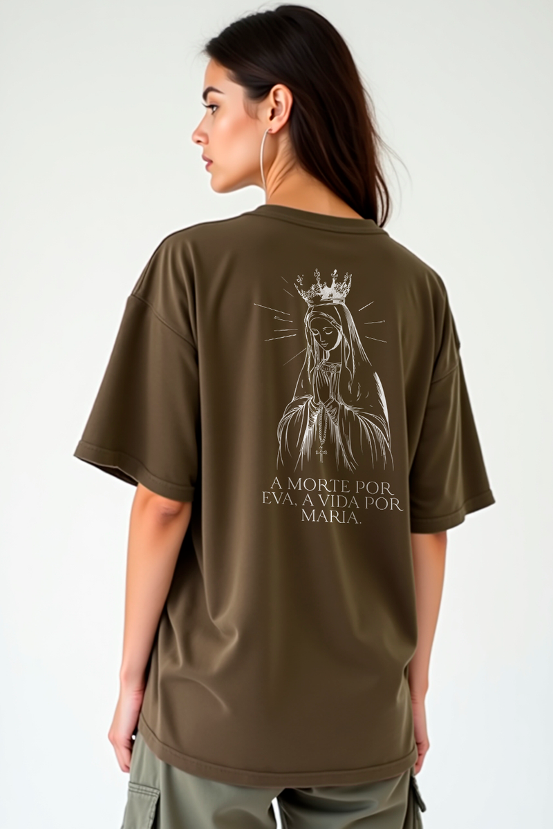 Camisa Oversized Nsa de Fátima