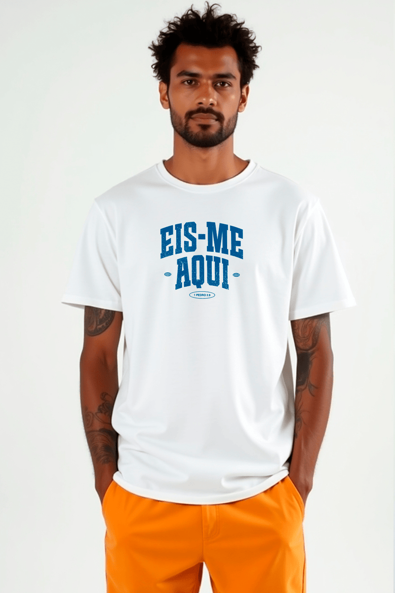 Camisa Básica Eis - me Aqui - Hace | Moda Cristã