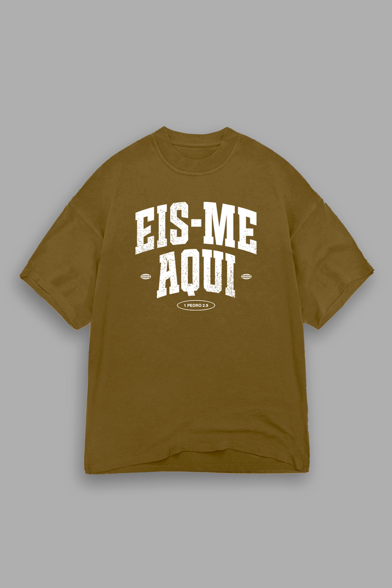 Camisa Oversized Eis - me Aqui - Hace | Moda Cristã