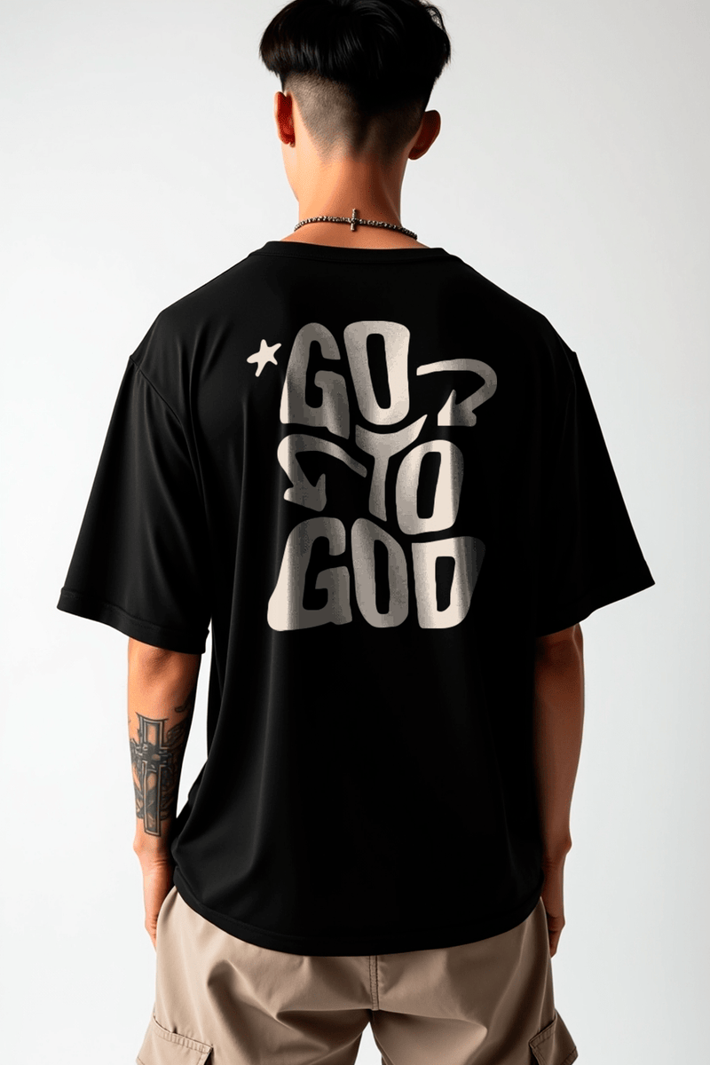 Camisa Oversized Go To God - Hace | Moda Cristã