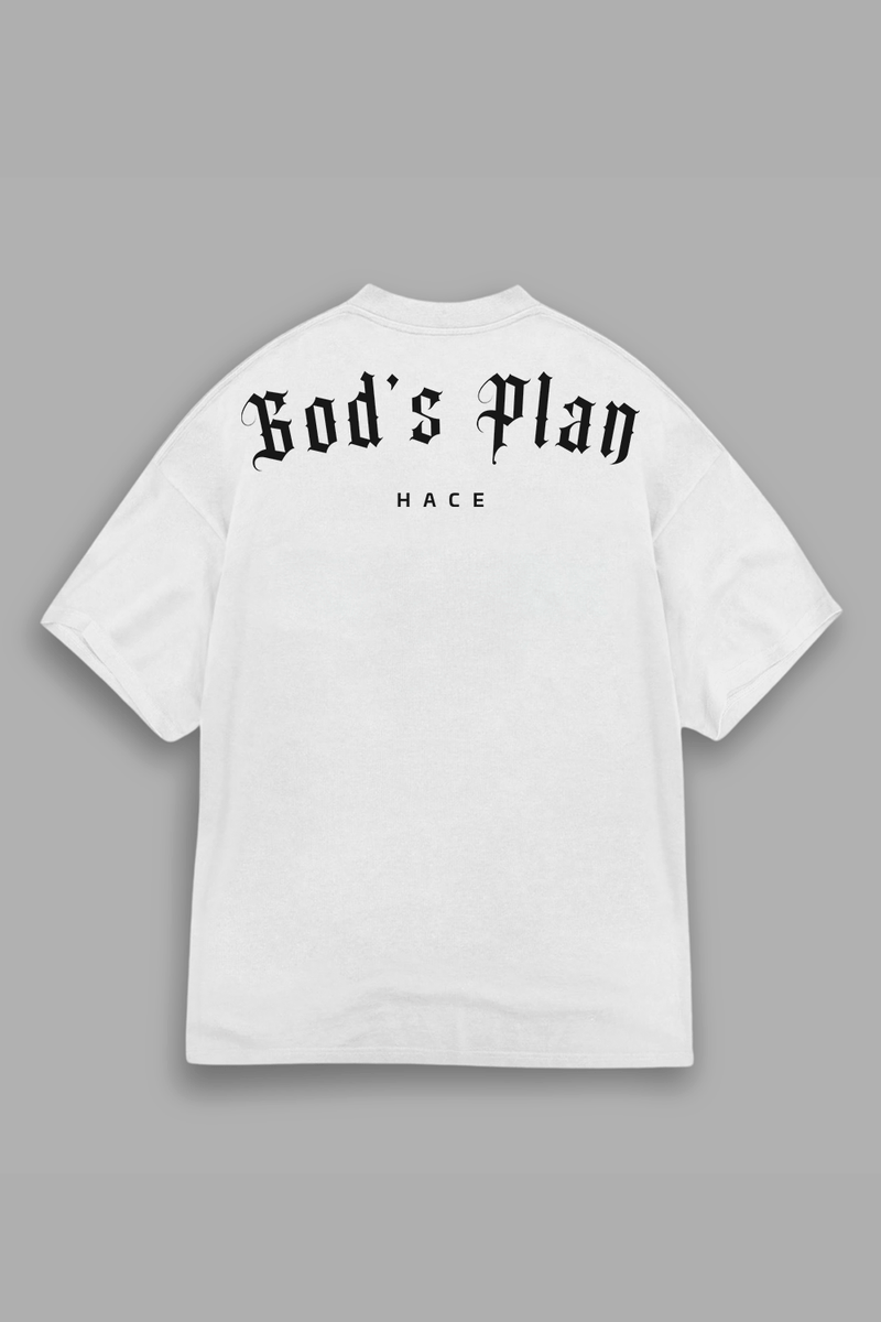 Camisa Oversized God's Plan - Hace | Moda Cristã
