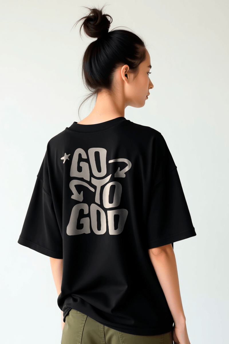 Camisa Oversized Go To God - Hace | Moda Cristã