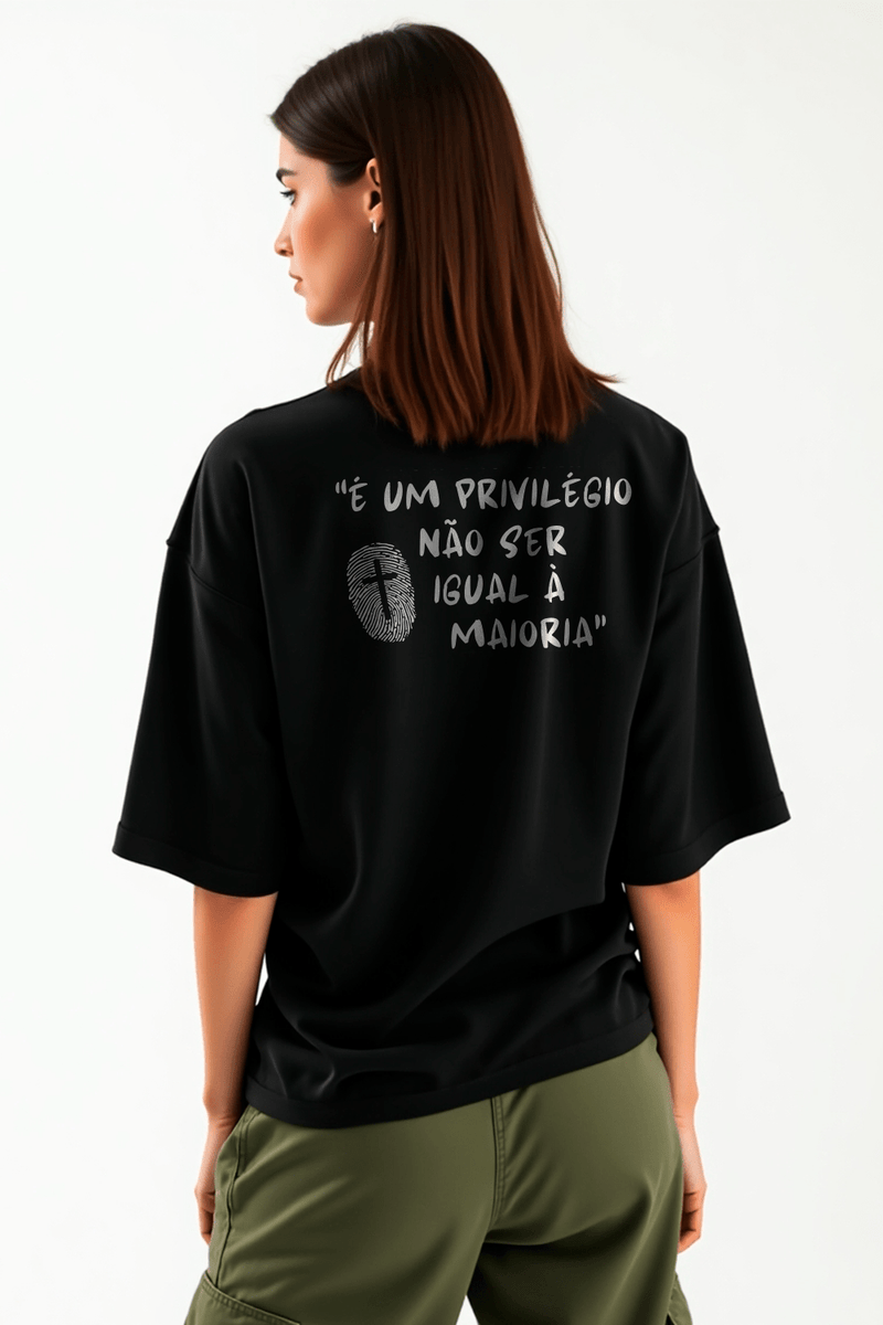Camisa Oversized IDENTIDADE - Hace | Moda Cristã