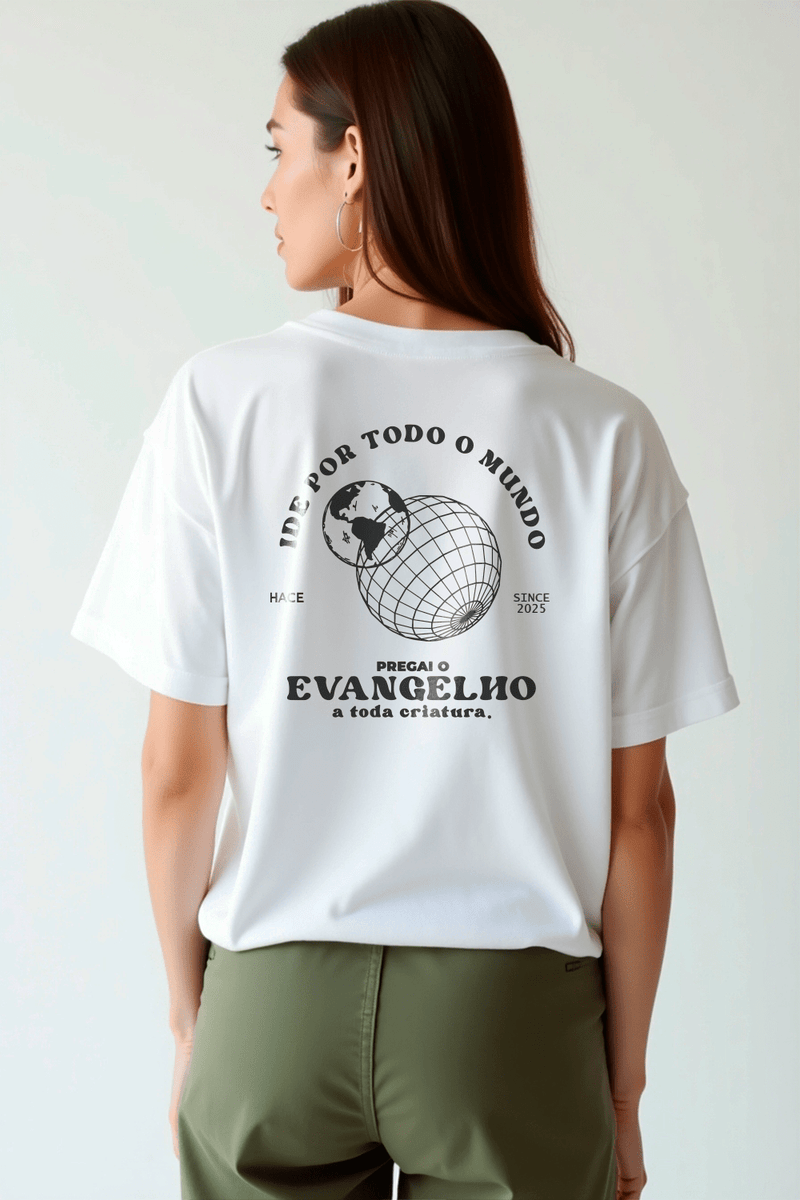 Camisa Oversized "Ide" - Hace | Moda Cristã