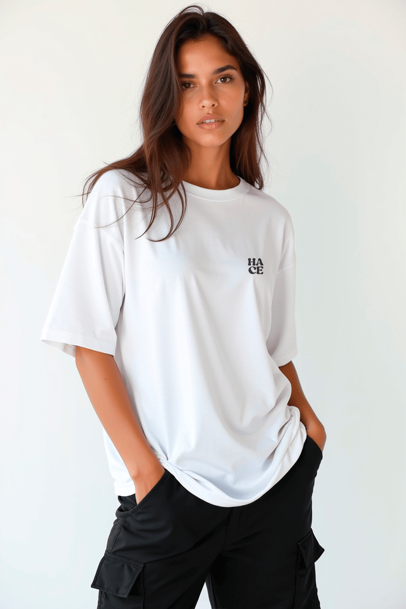 Camisa Oversized "Ide" - Hace | Moda Cristã