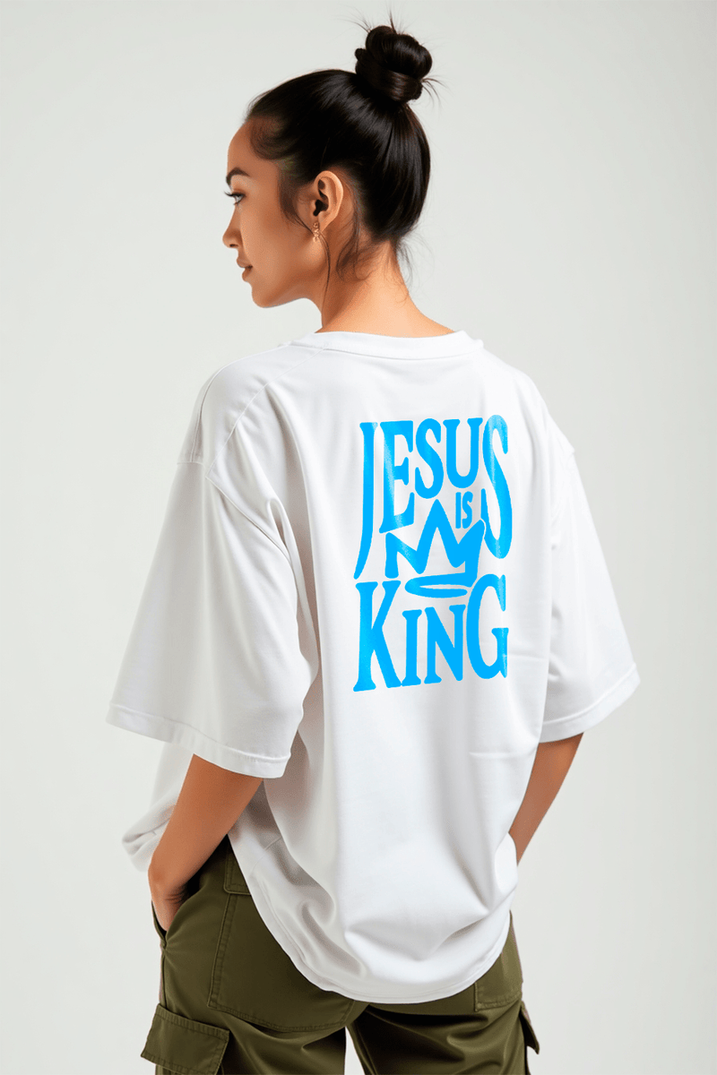 Camisa Oversized Jesus is King 3 - Hace | Moda Cristã