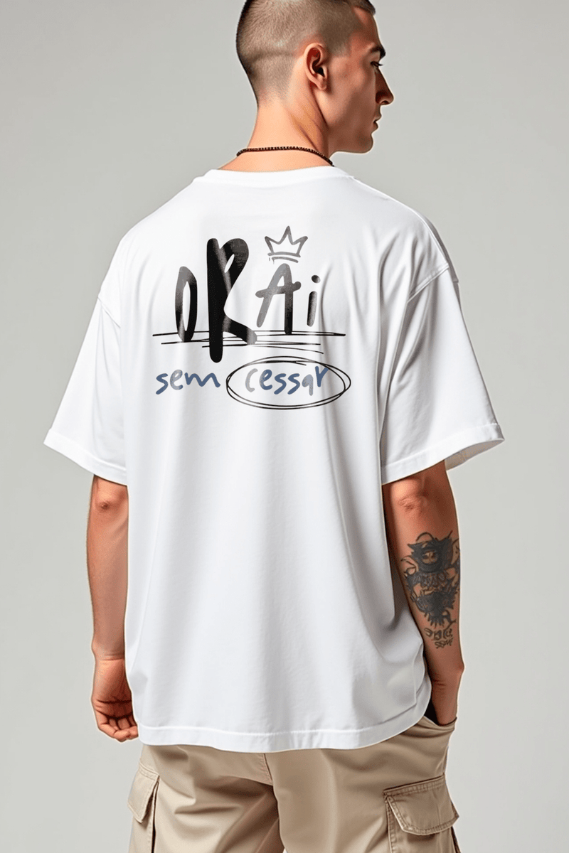 Camisa Oversized Orai Sem Cessar - Hace | Moda Cristã
