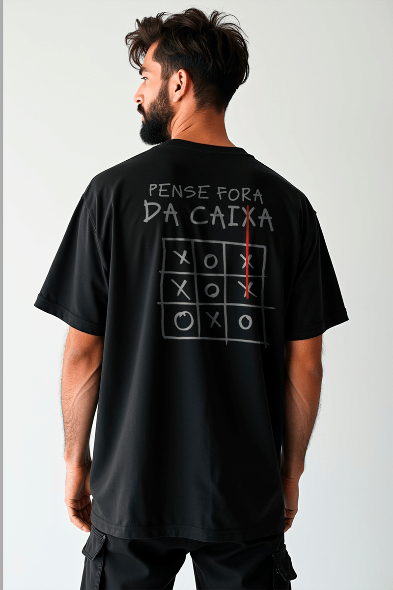 Camisa Oversized Pense Fora da Caixa - Hace | Moda Cristã