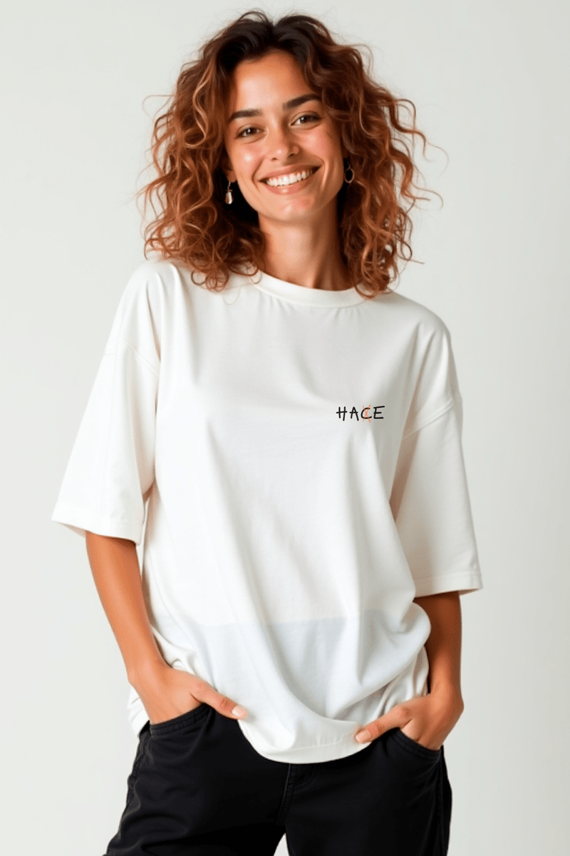 Camisa Oversized Pense Fora da Caixa - Hace | Moda Cristã