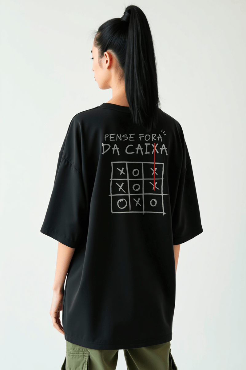 Camisa Oversized Pense Fora da Caixa - Hace | Moda Cristã
