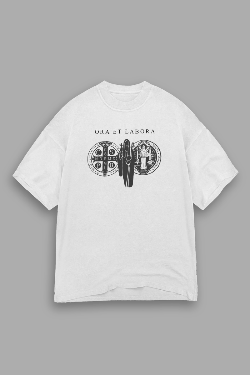 Camisa Oversized São Bento II - Hace | Moda Cristã